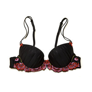 SEXY LINGERIE, BLACK/RED/PINK, TWO-PIECE SET